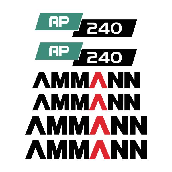 Ammann AP240 Decal Kit - Roller