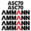 Ammann ASC70 Decal Kit - Roller