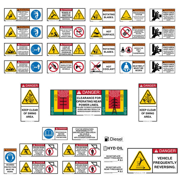 Safety Sticker Kit Safety Sticker Kits