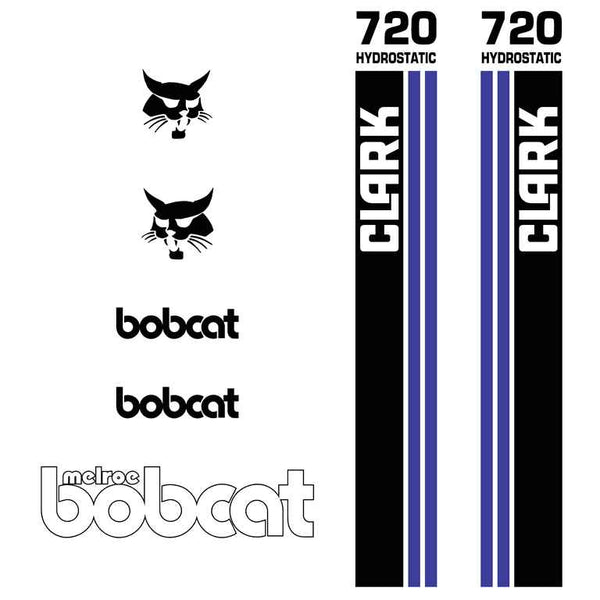 Bobcat 720 Decal Kit - Skid Steer