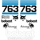 Bobcat 763 Advantage Decal Kit - Skid Steer