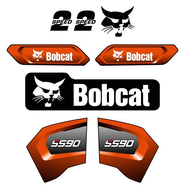 Bobcat S590 Decal Kit Later Style