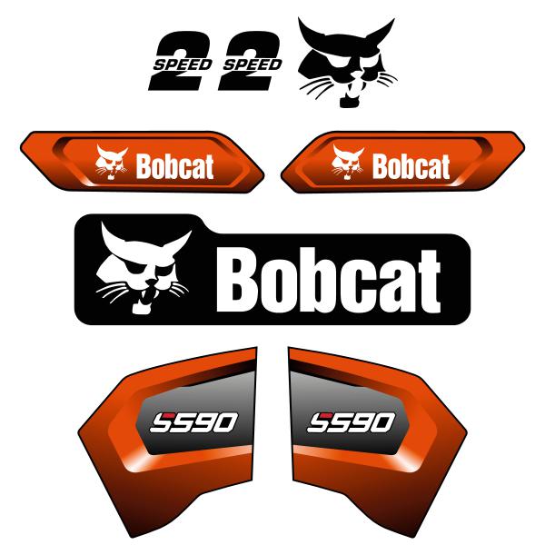 Bobcat S590 Decal Kit Later Style - Skid Steer