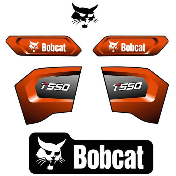 Bobcat T550 Decal Kit B57T up - Skid Steer