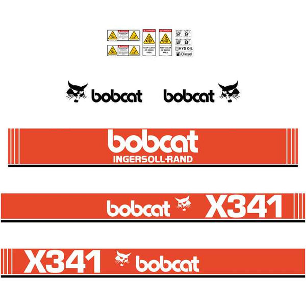 Bobcat X341  Decal Kit  - Mini Excavator