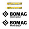 Bomag BW 120AD-5 Decal Kit - Roller