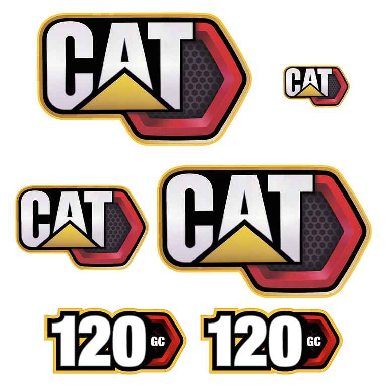 CAT 120GC Decal Kit  -  Next Gen