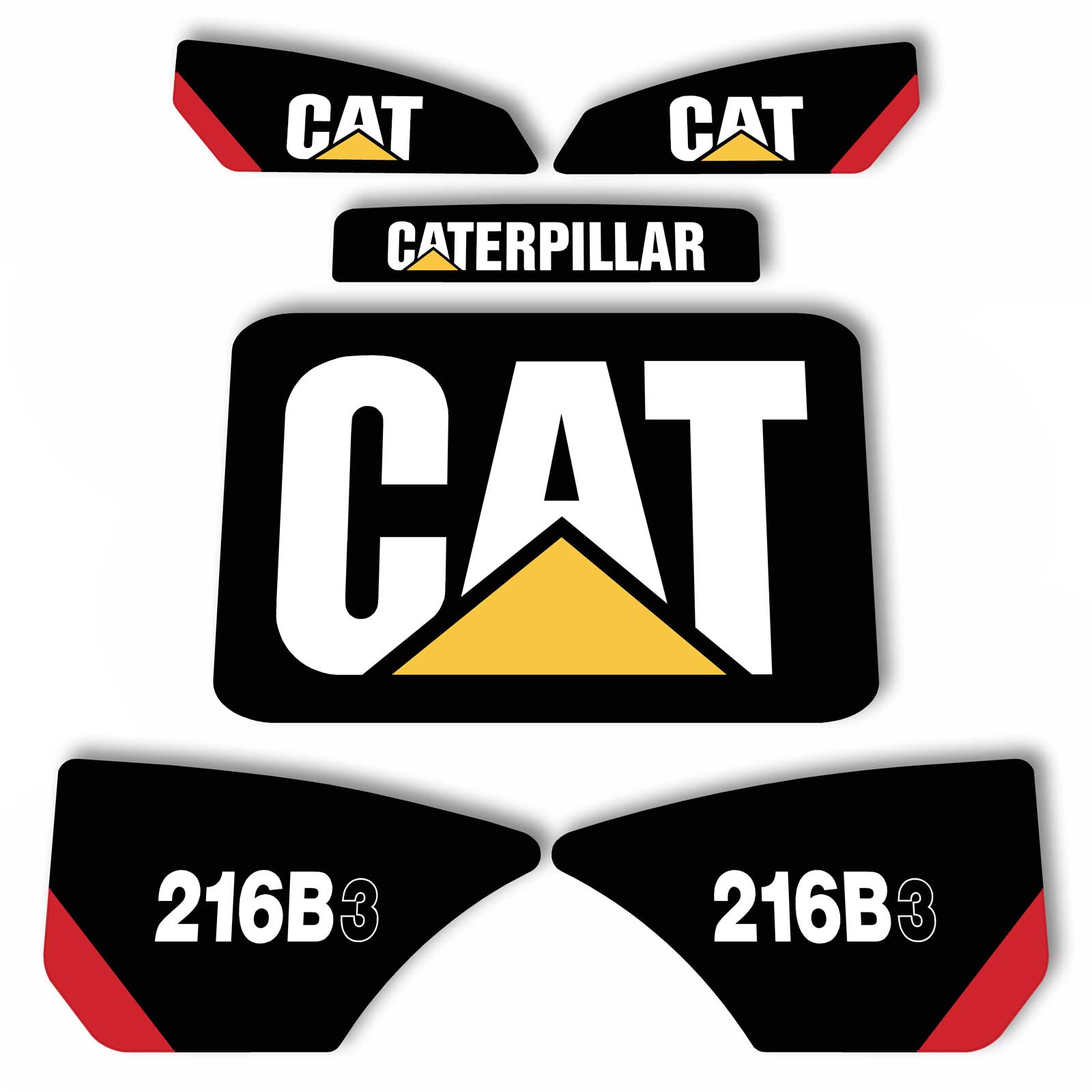 Cat 216B3 Decal kit