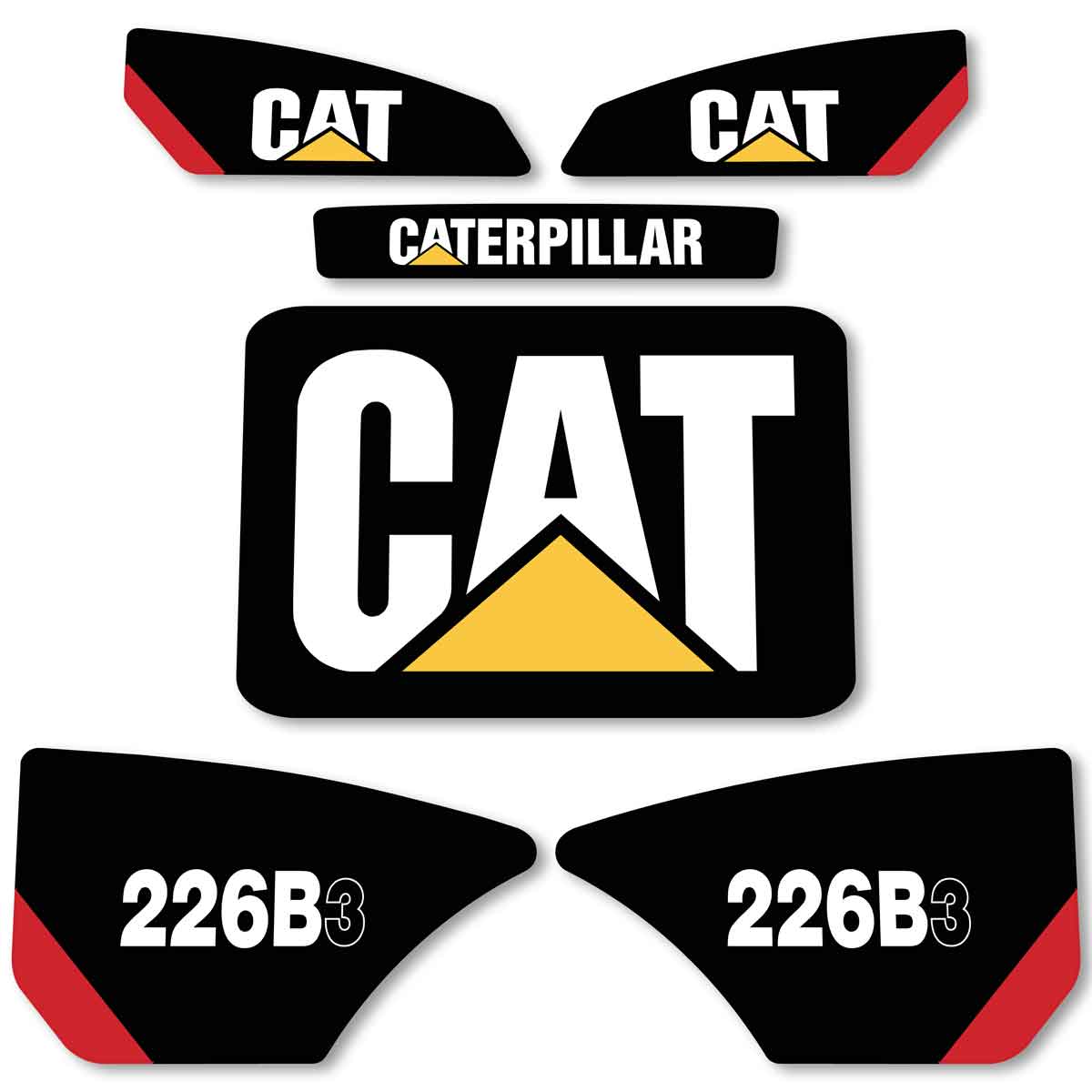 CAT 226B3 Decals