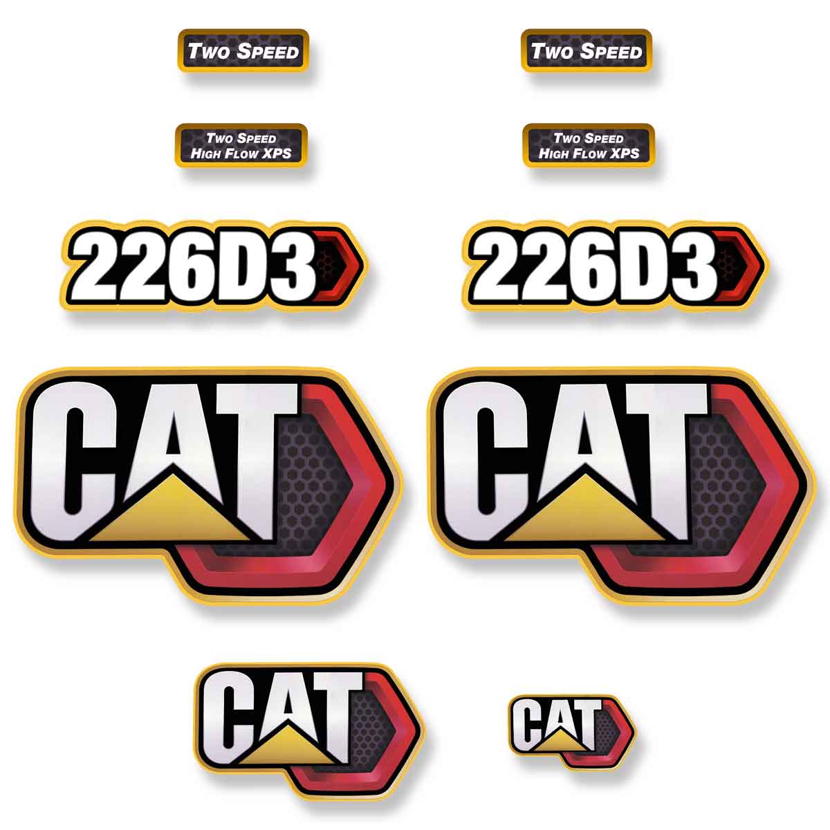CAT 226D3 Decals - Next Gen