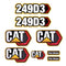 CAT 249D3 Decal Kit  - Skid Steer Tracked