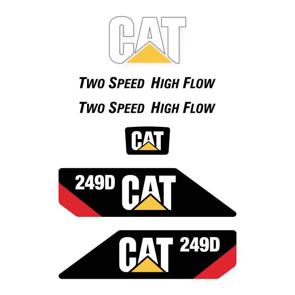 Cat 249D Decal Kit - Skid Steer