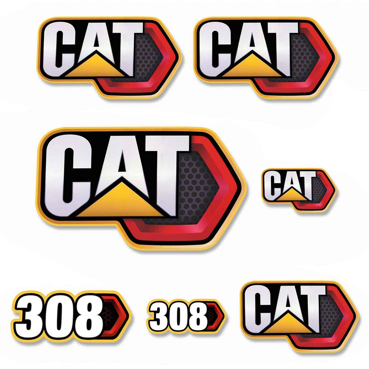 CAT 308 Next Gen Decals