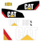 CAT 315F L Decals Stickers - Excavator