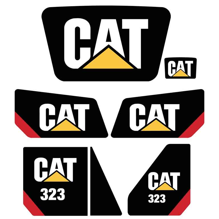 CAT 323 Decal Kit  - Excavator