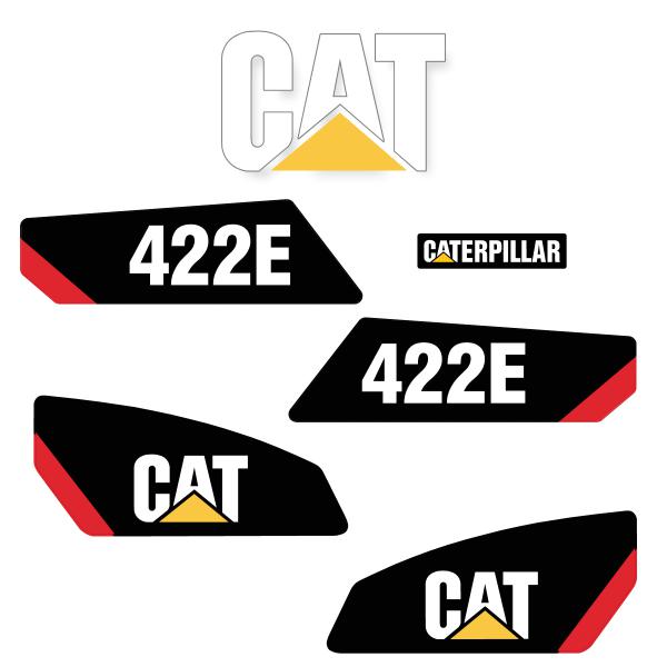 CAT 422E Decal Kit - Backhoe Loader