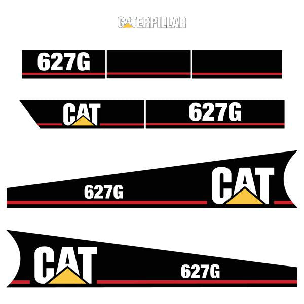 CAT 627G Decal Kit - Scraper