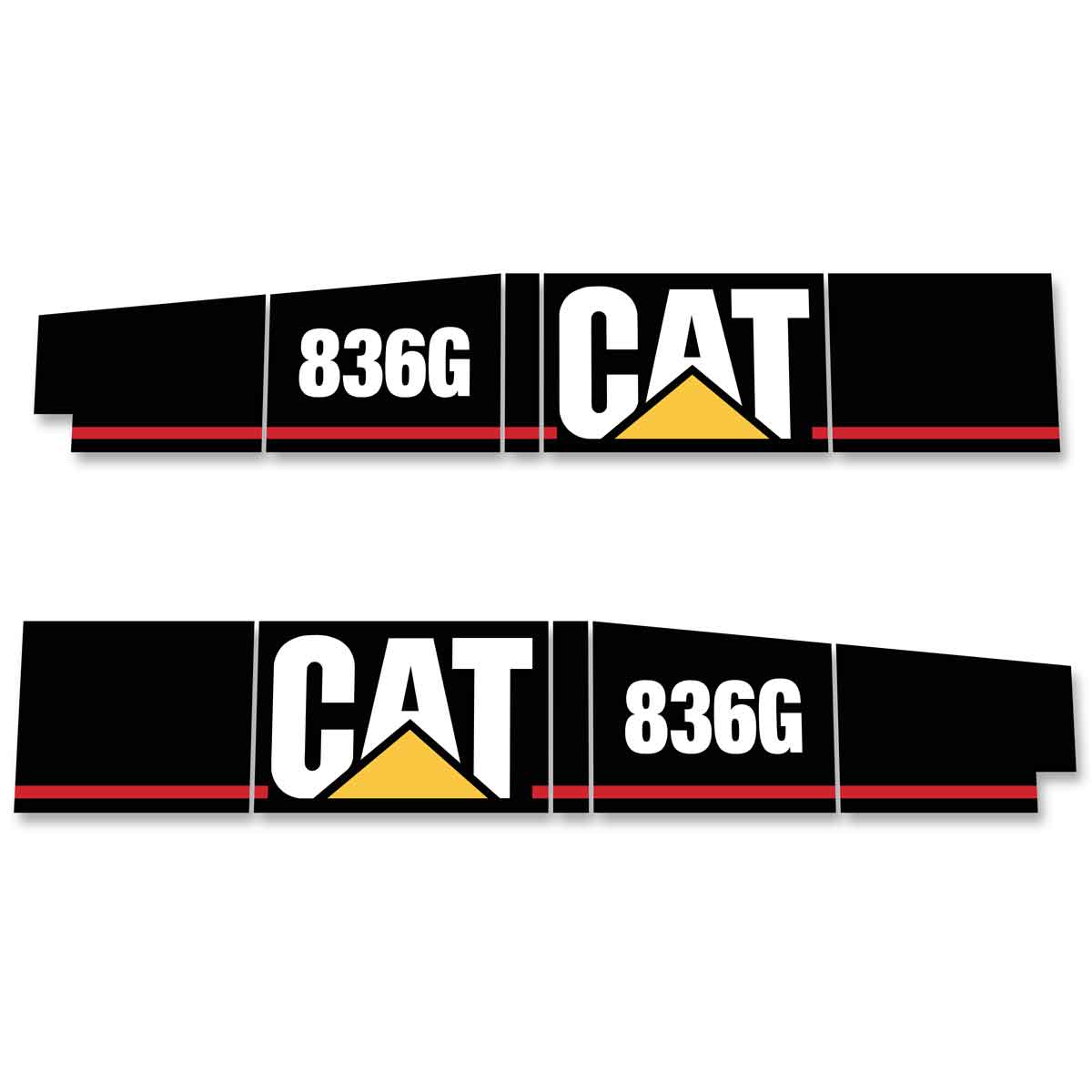 CAT 836G Decals
