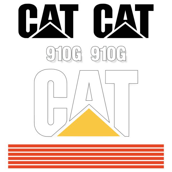 CAT 910G Decal Kit - Wheel Loader