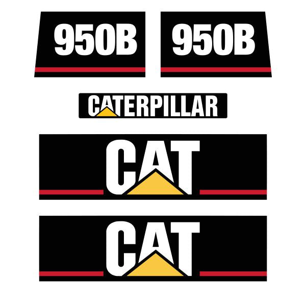 CAT 950B Decal Kit - Wheel Loader LATER STYLE