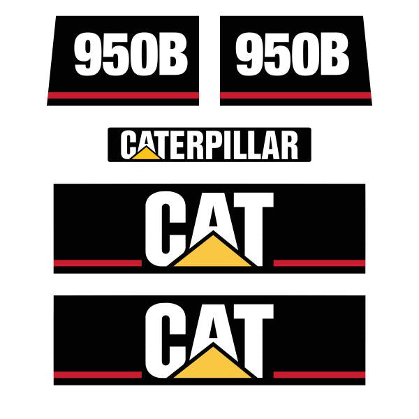 CAT 950B Decal Kit LATER STYLE - Wheel Loader