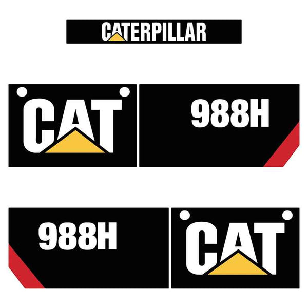 CAT 988H Decal Kit - Wheel Loader