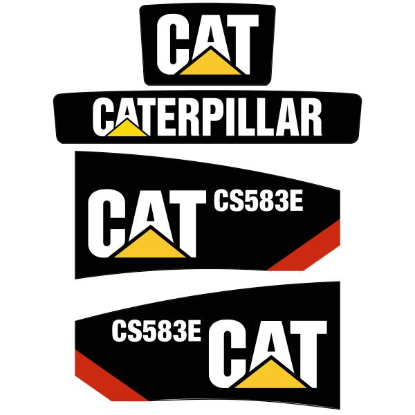 CAT CS583E Decal Kit - Roller