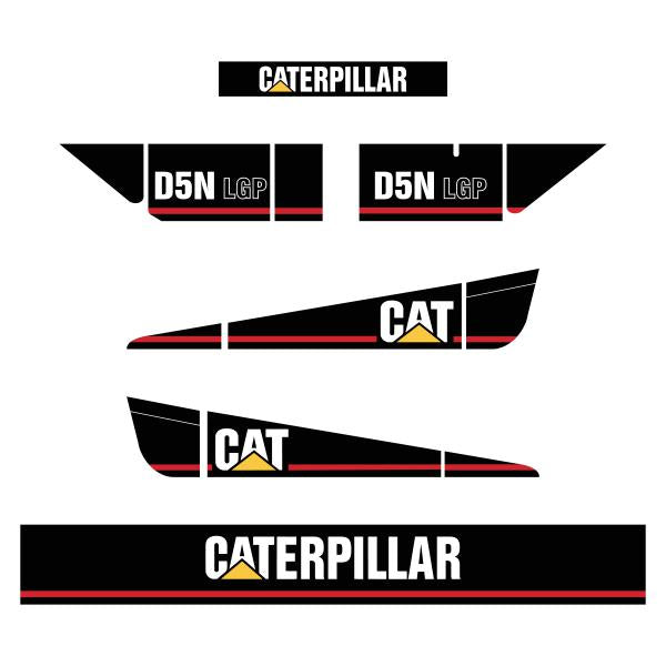 CAT D5N LGP Decal Kit - Dozer - CKT Prefix