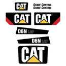 CAT D6N LGP Decal Kit - Dozer LATER STYLE