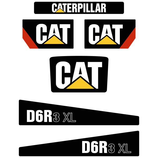 CAT D6R S3 XL Decal Kit - Dozer