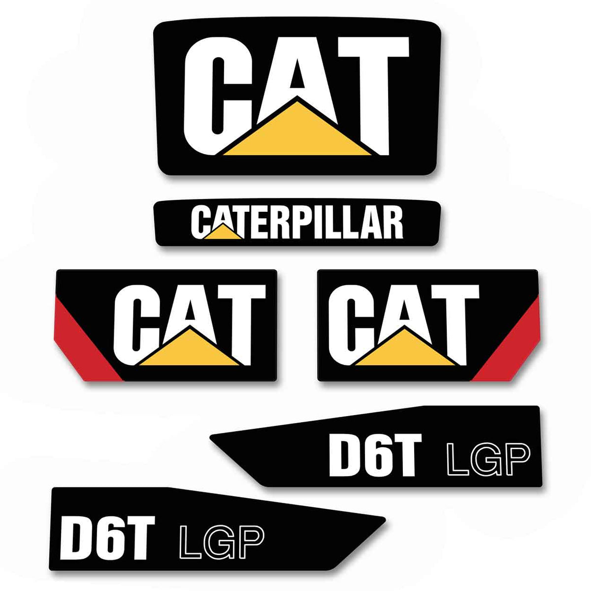 CAT D6T LGP Decals