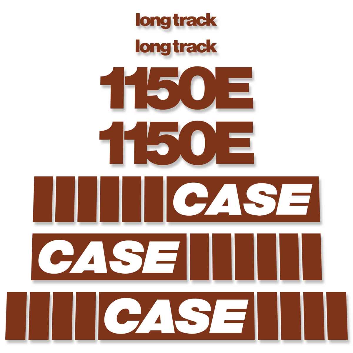 Case 1155E Decals