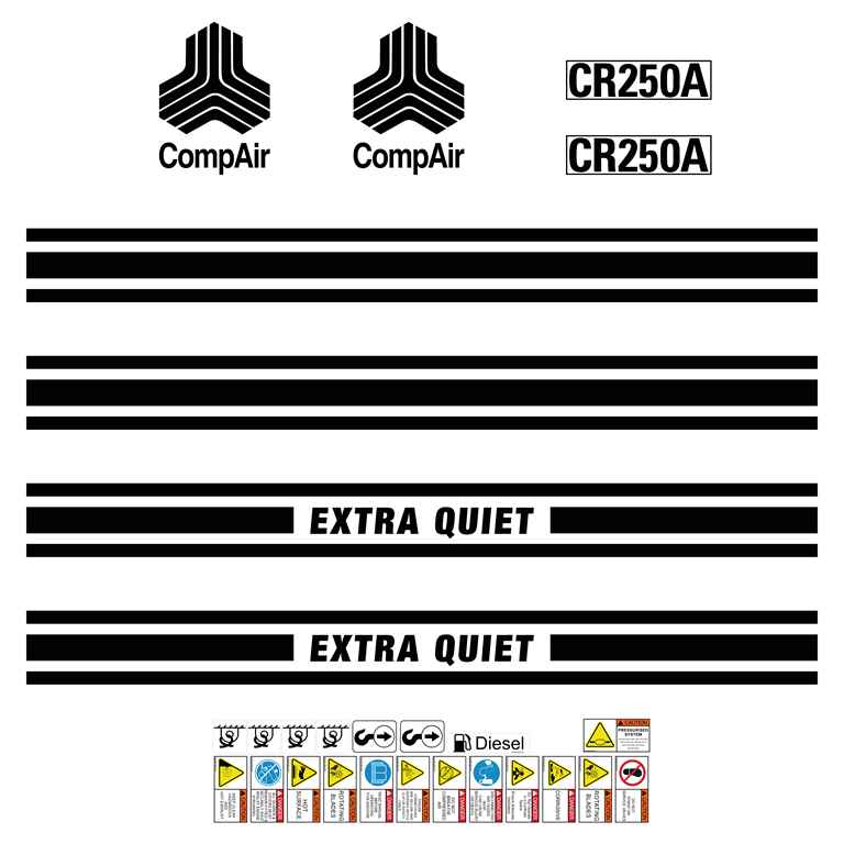 Compair CR250 A Decal Kit