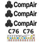Compair C76 Decal Kit - Compressor