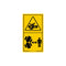 Danger Keep Clear of Centre Articulation Safety Decal