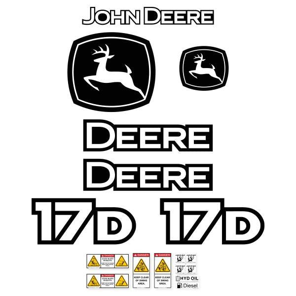 Deere 17D Decal Kit - Mini Excavator