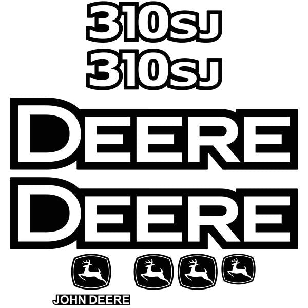 Deere 310SJ Decal Kit - Backhoe