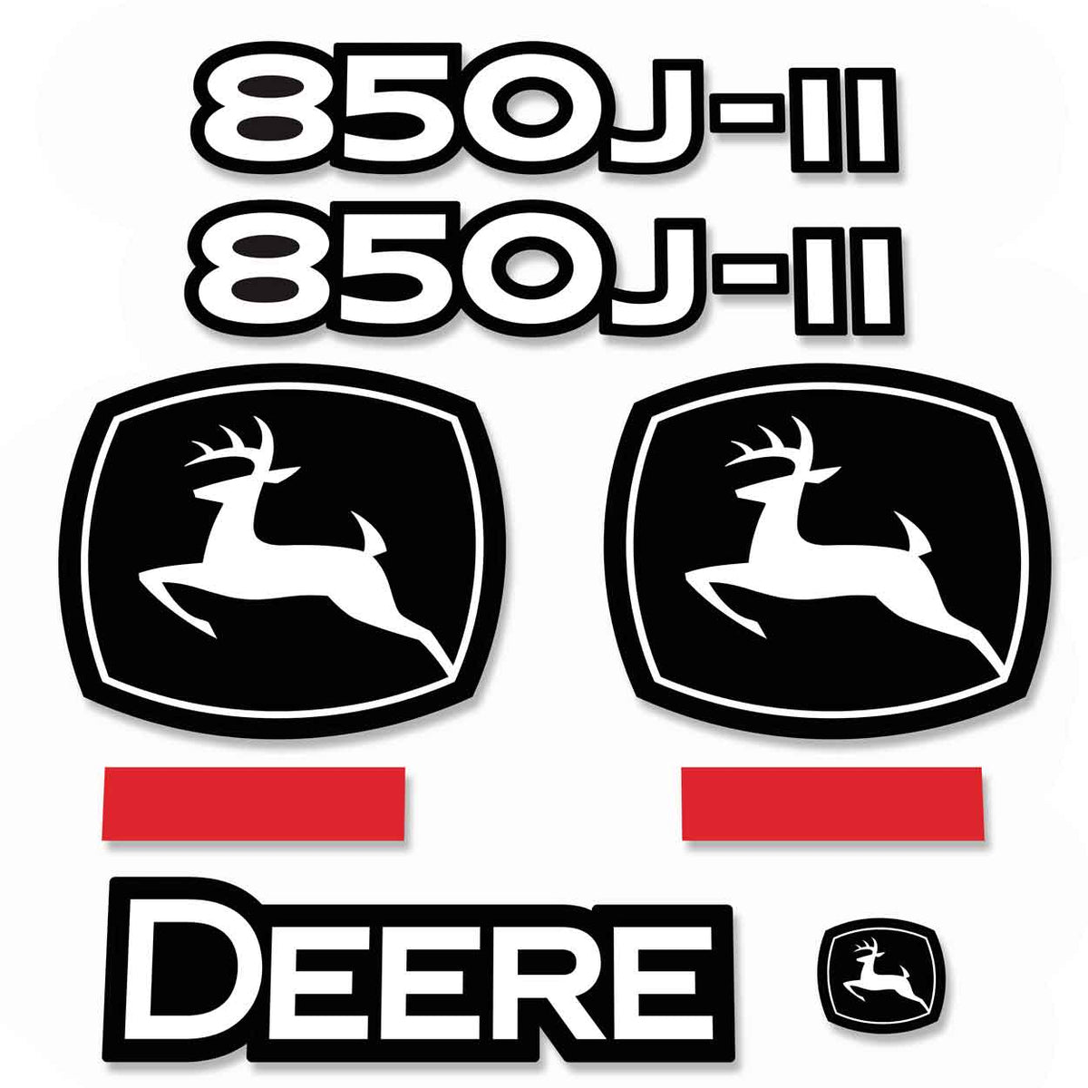 Deere 850J Series 2 Decals