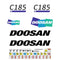 Doosan C185 Decal Kit