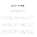 Dynapac CA702 Decal Kit - Roller