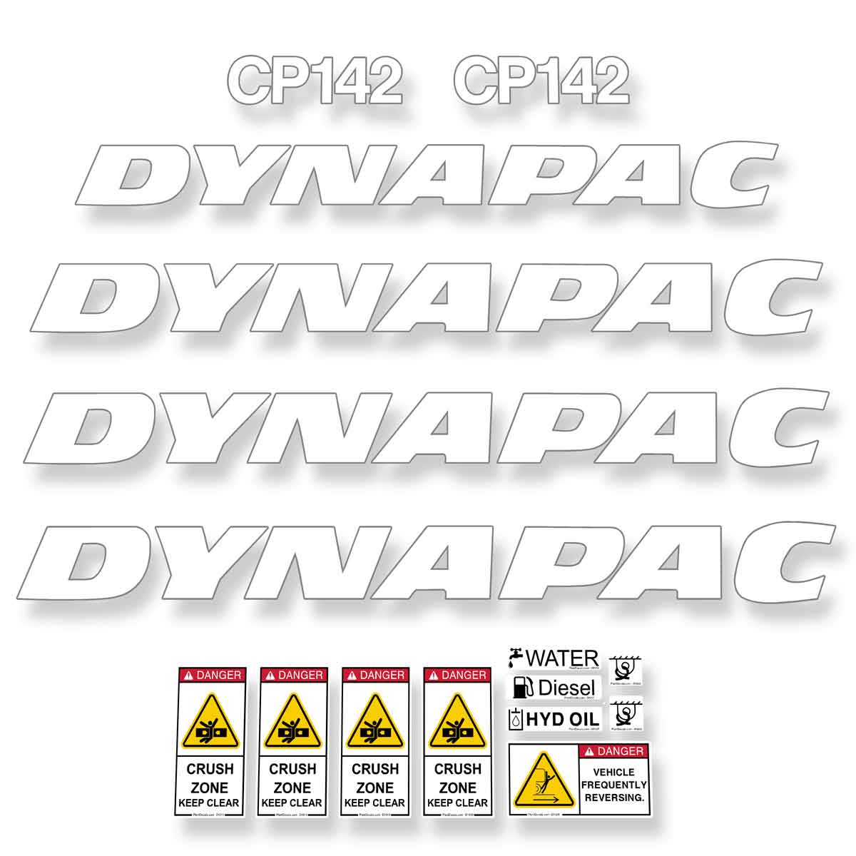 Dynapac CP142 Decals