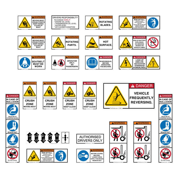 Safety Sticker Kit Safety Sticker Kits