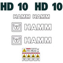 Hamm HD10 Decal Kit - Roller