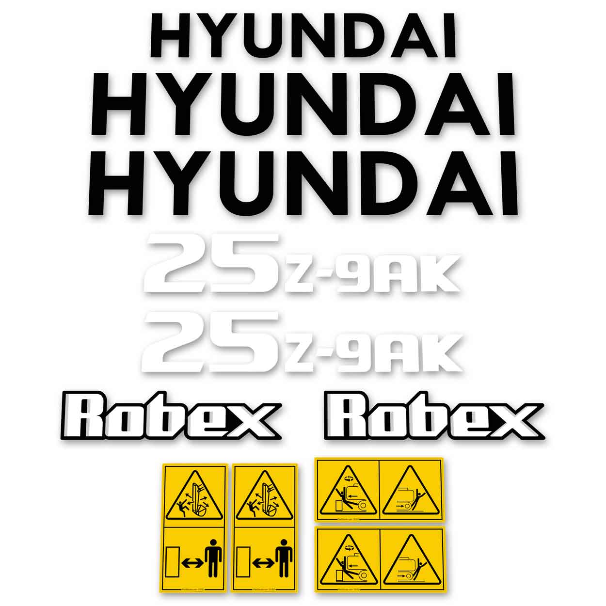 Hyundai 25Z-9AK Decals