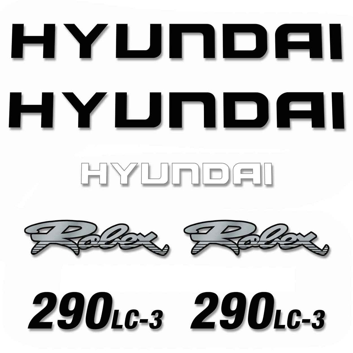 Hyundai 290LC-3 Decals