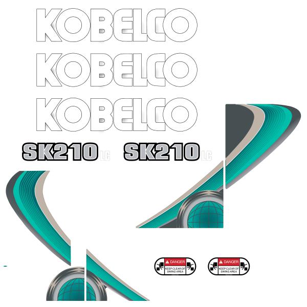 Kobelco SK210-10 LC Decal Kit - Excavator