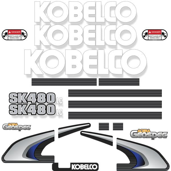 Kobelco SK480-8 LC Decal Kit - Excavator