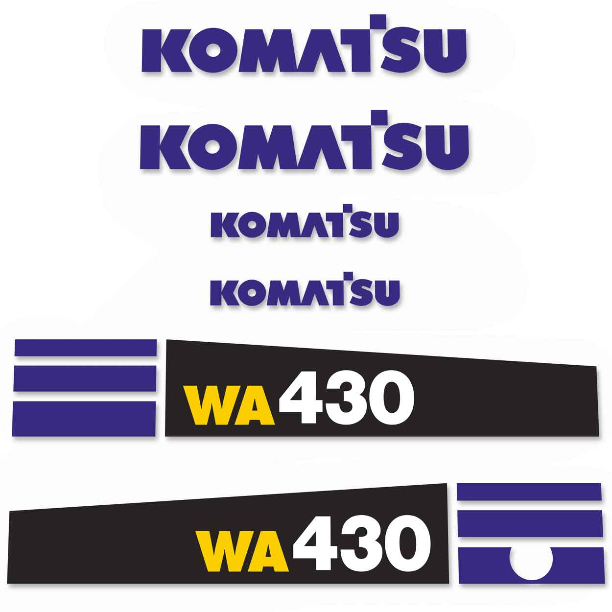 Komatsu WA430-6 Decals