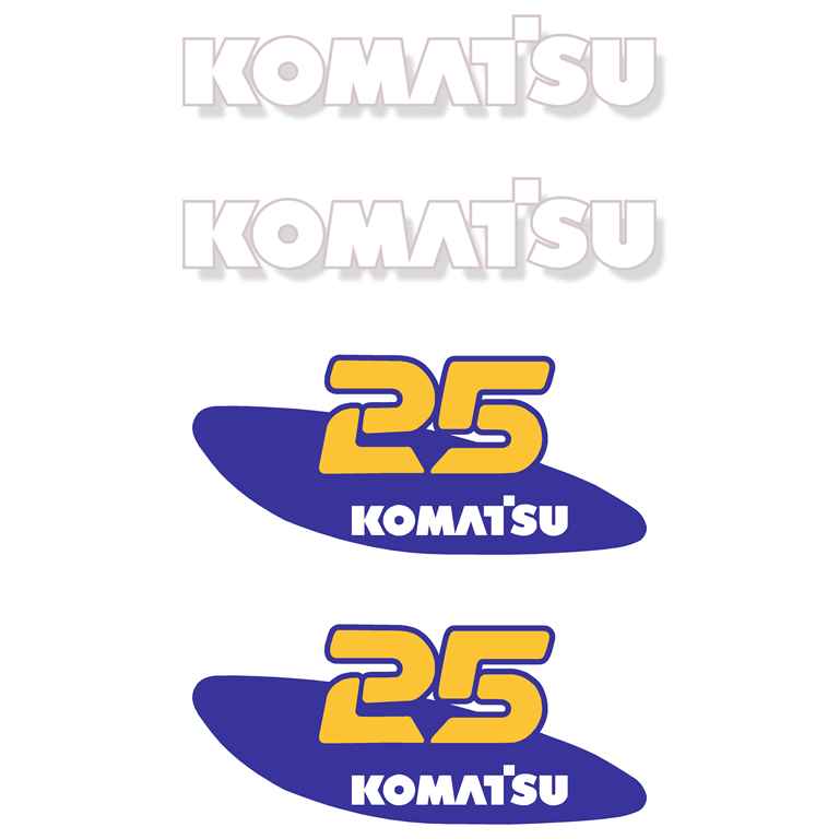 Komatsu FG25-14 Decal Kit - Forklift