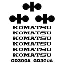 Komatsu GD300A Decal Kit - Motor Grader